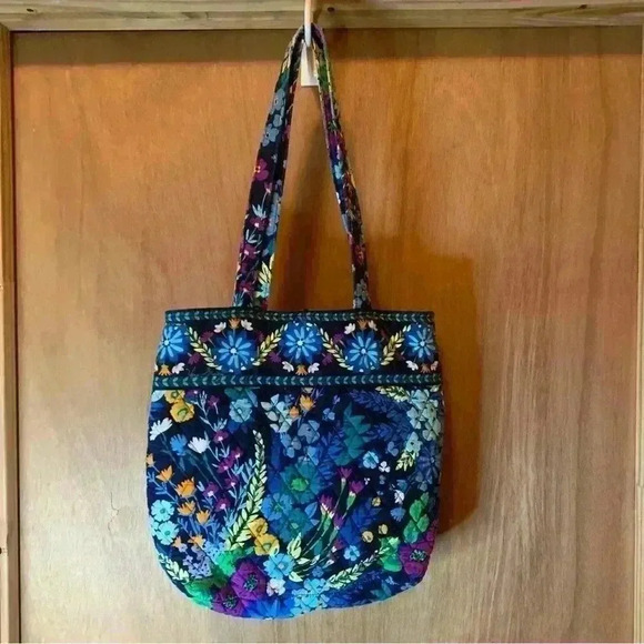 Vera Bradley Midnight Blues Tote - Picture 11 of 16